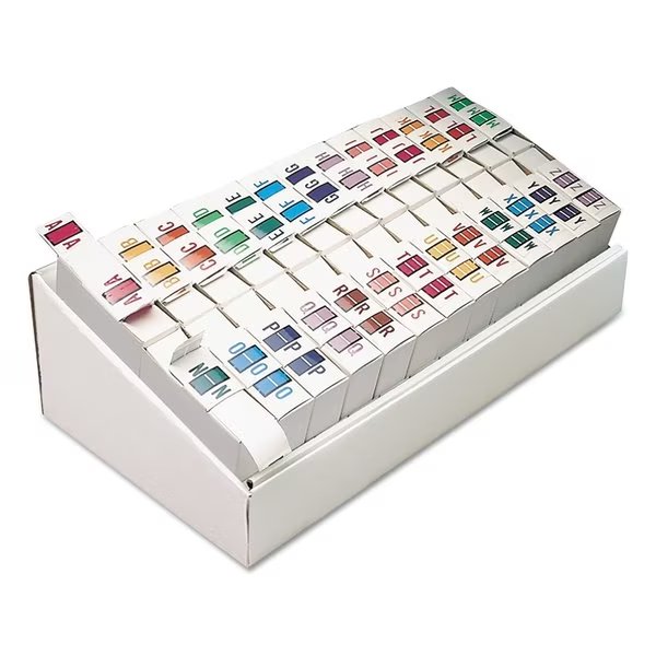 Label, Bar Style Color-Coded, A-Z, PK26, SMEAD, Mfr# 67070